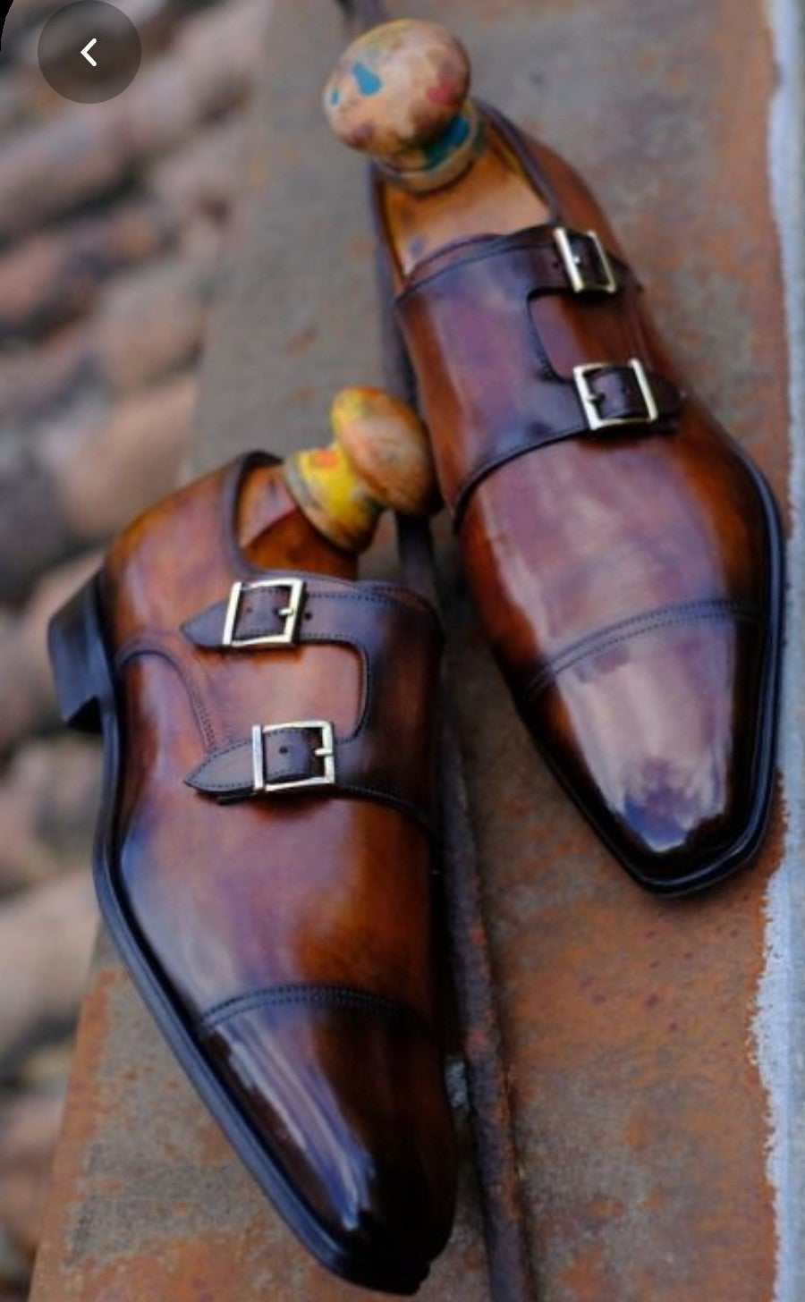 Derby double buckle Shoes