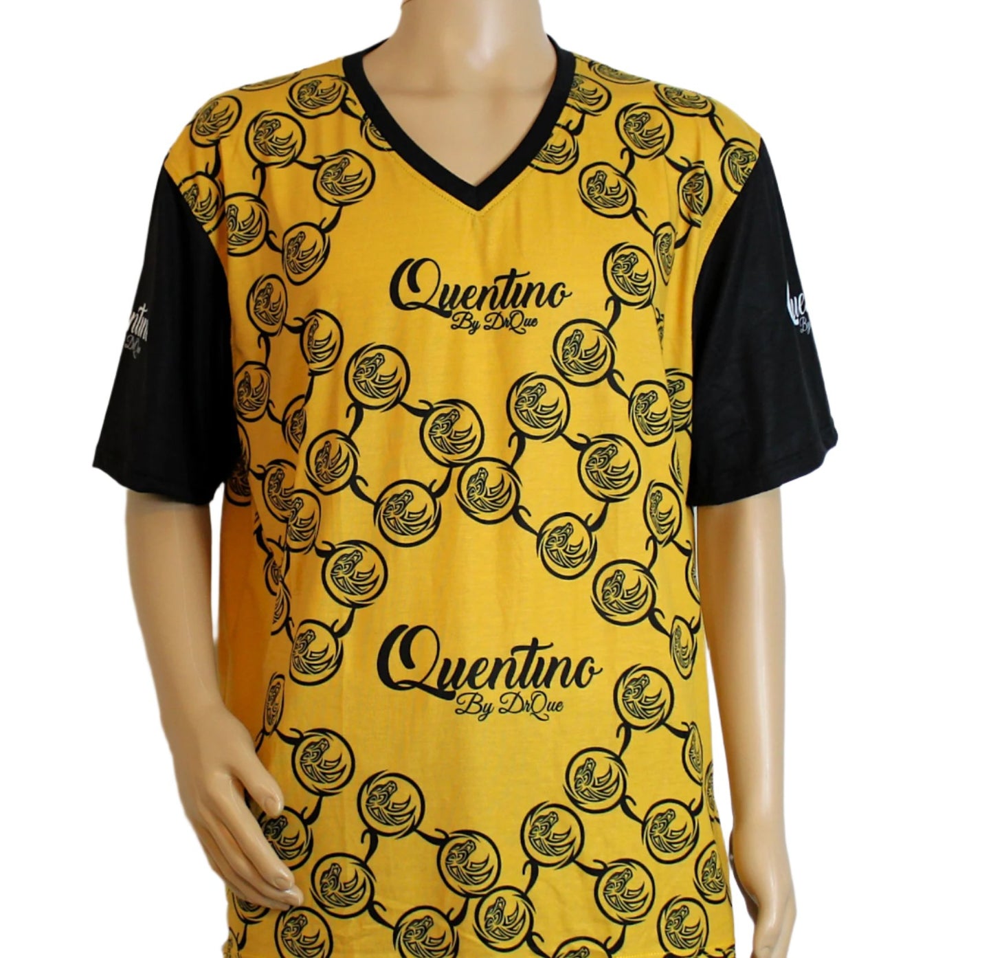 Quentino Essentials Yellow Black T-shirt