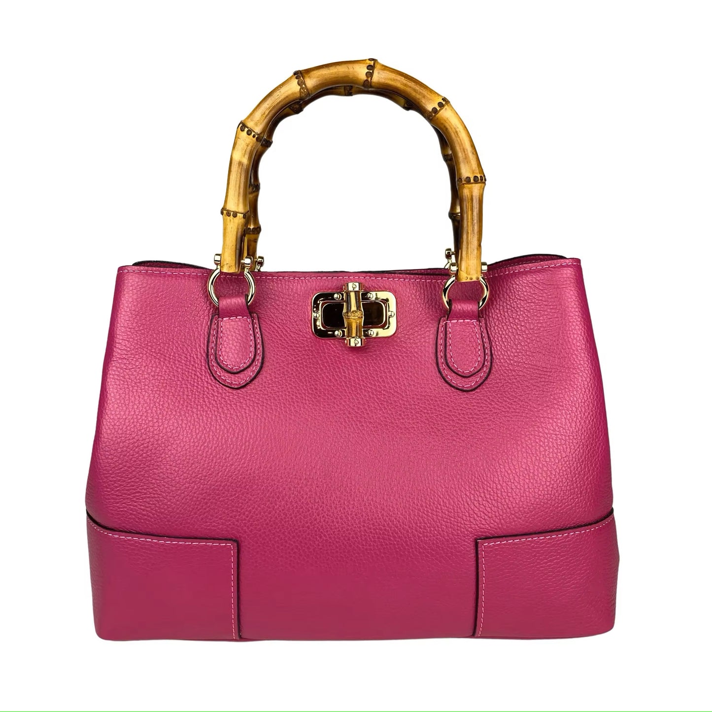 Quentino Allure Purple Leather Handbag