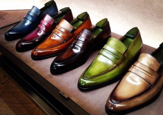 Colored moccasins