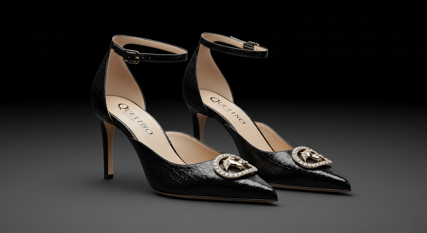 Quentino Crimson Stiletto Heels